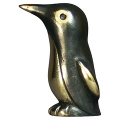 PENGUIN Walter Bosse figurines brass patinated new Vienna Austria TALISMAN