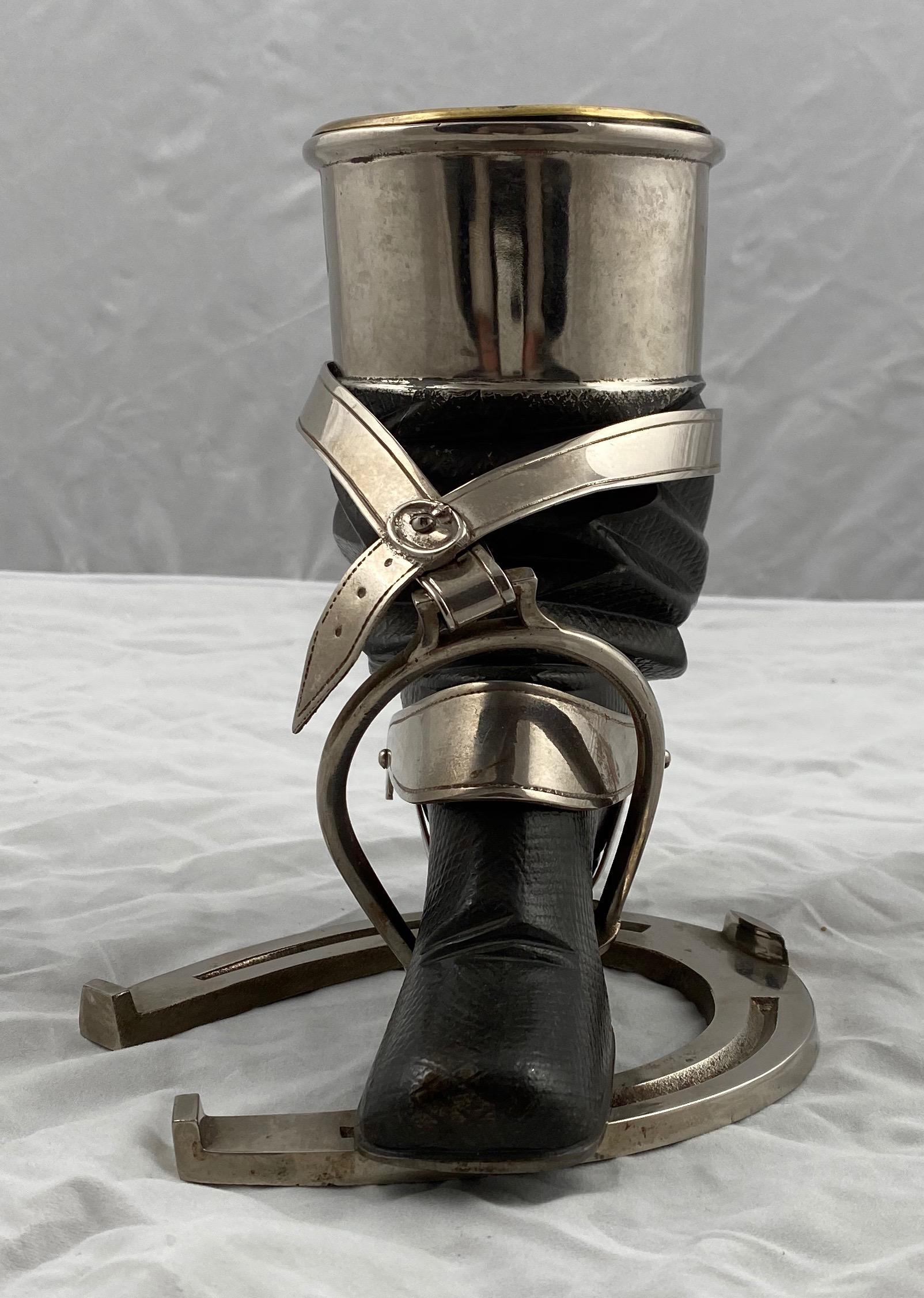 Bronze Penholder in the Shape of a Boot, 19th Century For Sale