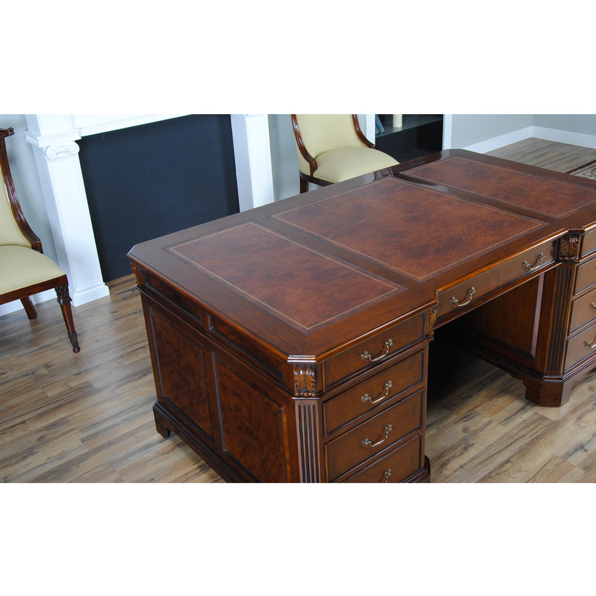 Penhurst Mahogany Desk For Sale 7