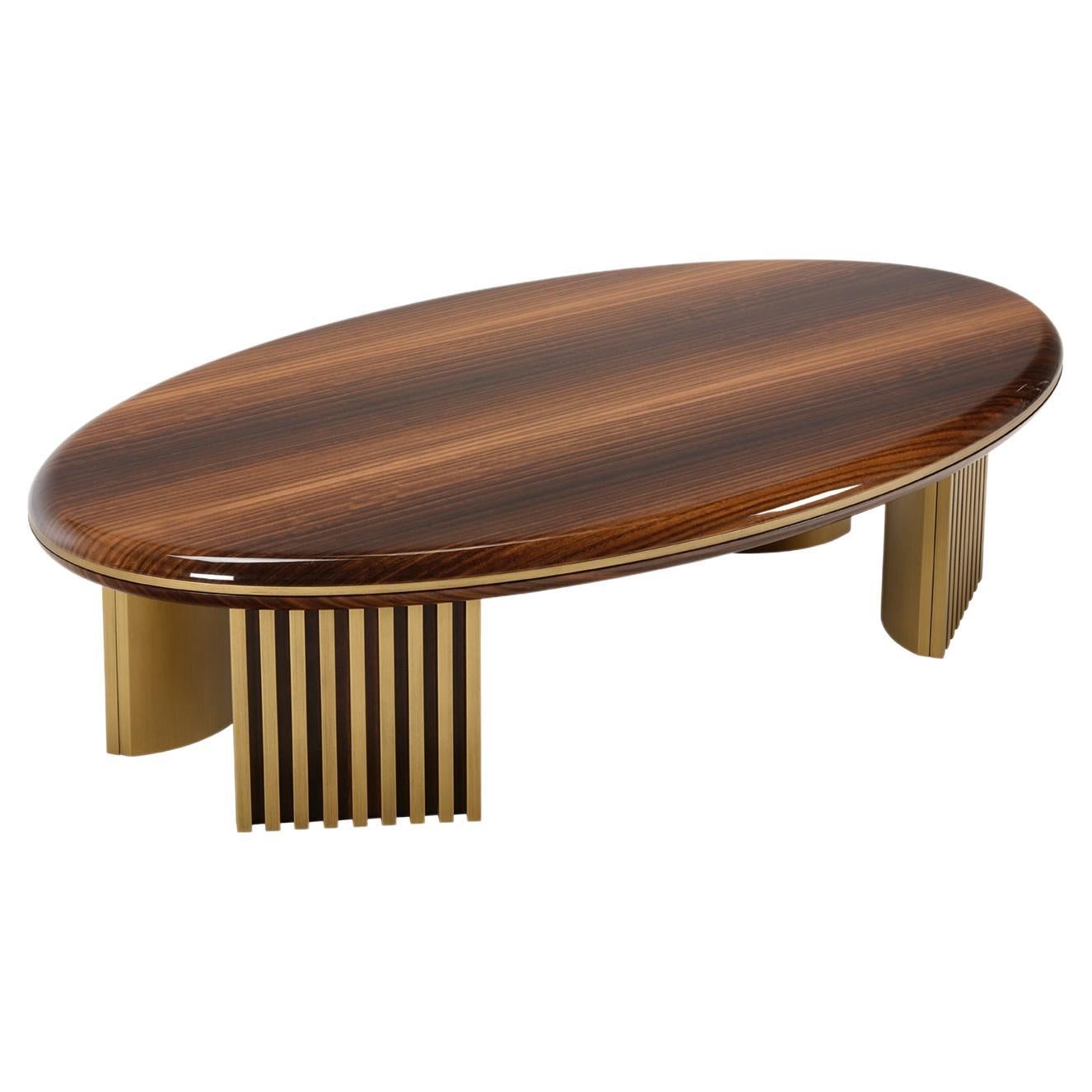 Peninsula Oval Coffee Table For Sale