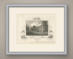 Penitentiary, Philadelphia, Castellated Walls, Penn Vignettes, circa 1850
