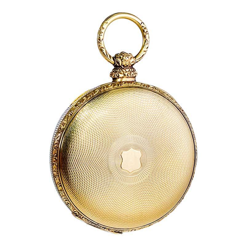 Penlington 18Kt. Solid Gold Keywinding Pocket Watch 1850's Breguet Style For Sale 9