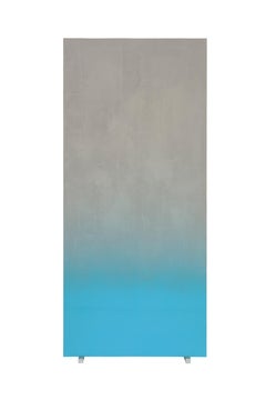 Used Pennacchio Argentato, Slab Charge, 2011 - ongoing, mixed material, light blue