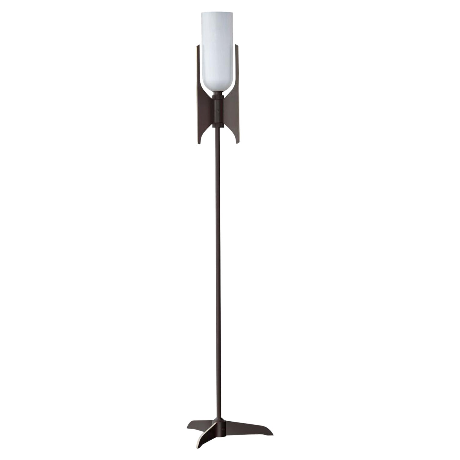 Lampadaire Pennon, bronze par Bert Frank