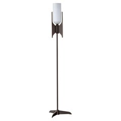 Pennon Floor Lamp, Bronze by Bert Frank