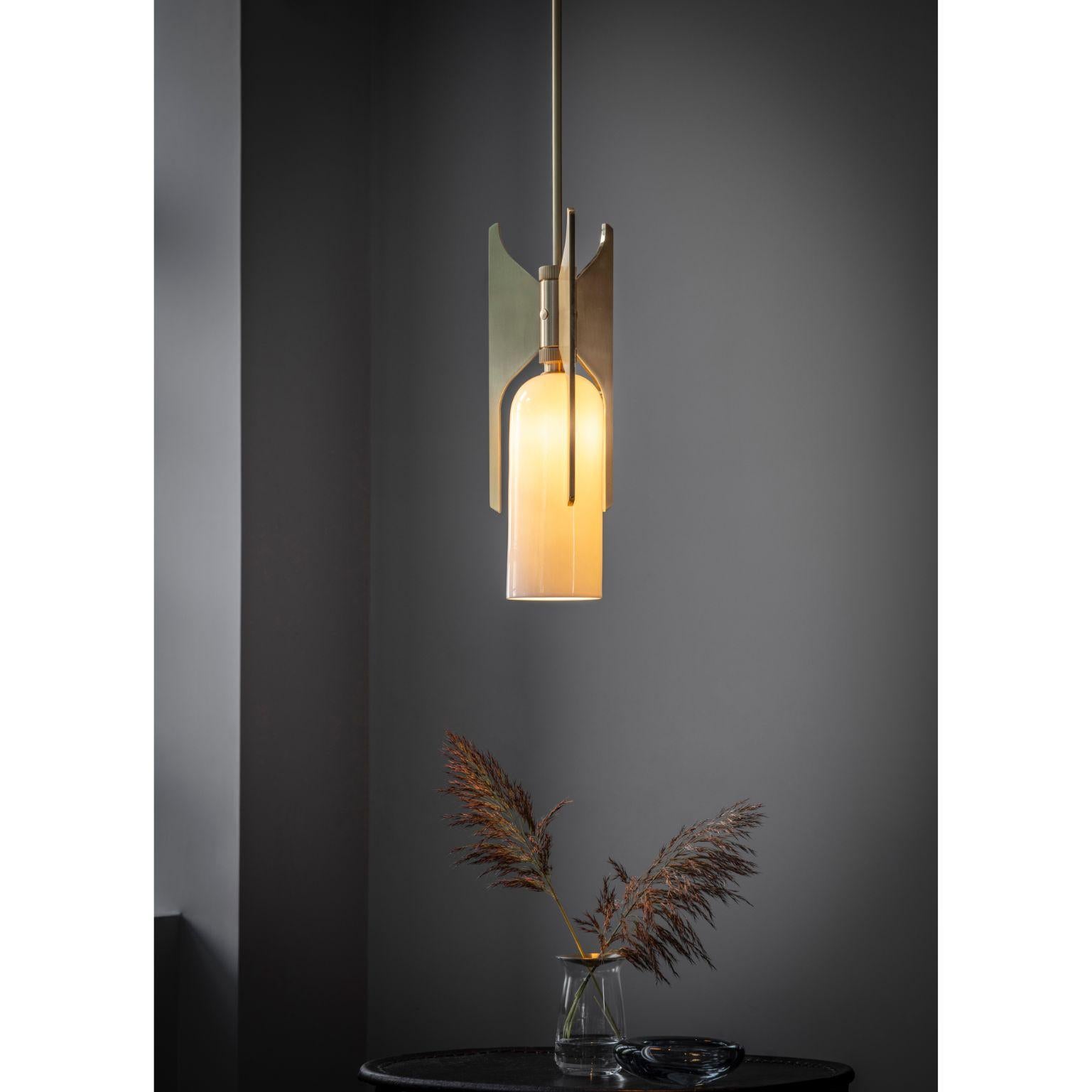 Lampada a sospensione Pennon, Ottone di Bert Frank in vendita 2