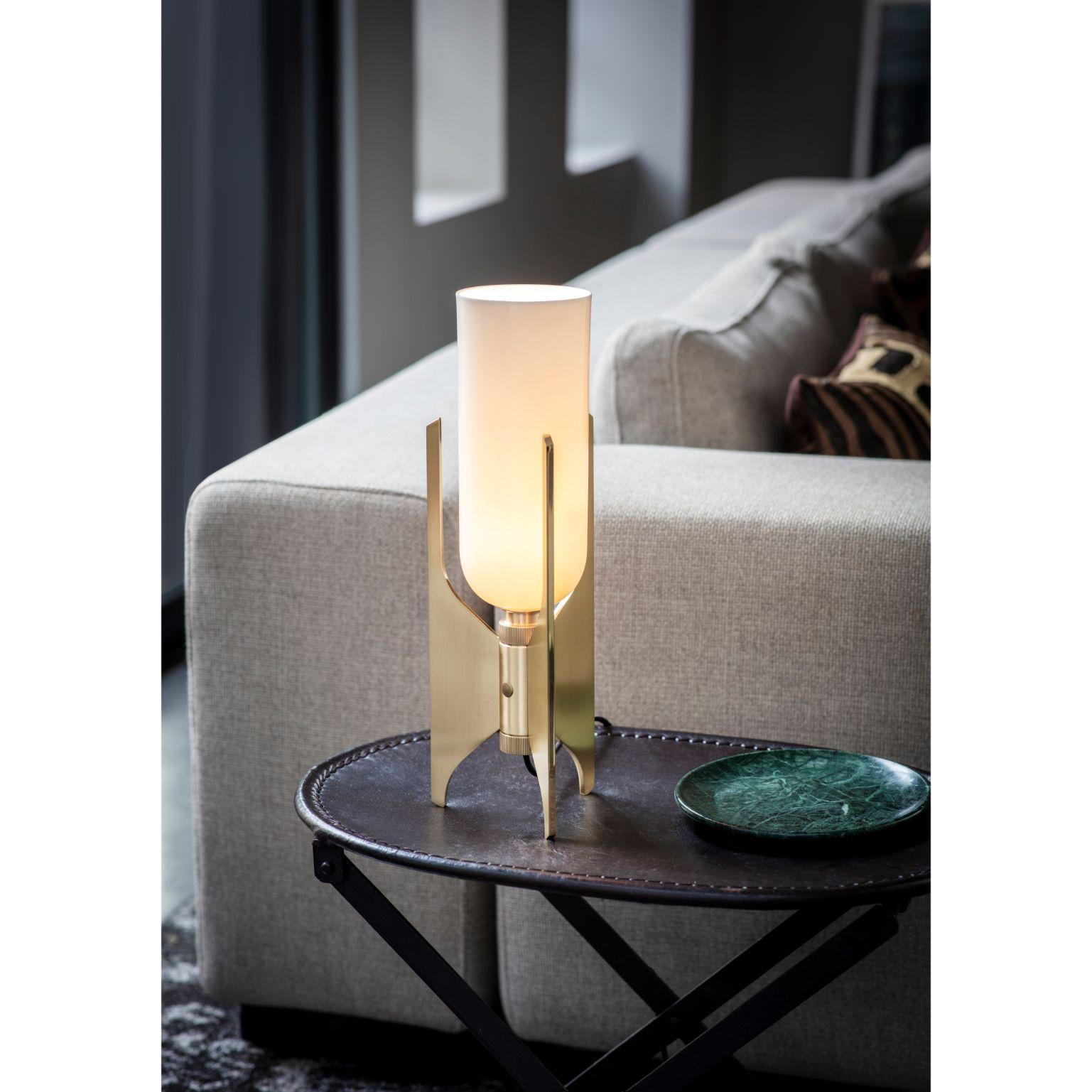 Modern Pennon Table Lamp, Brass by Bert Frank For Sale