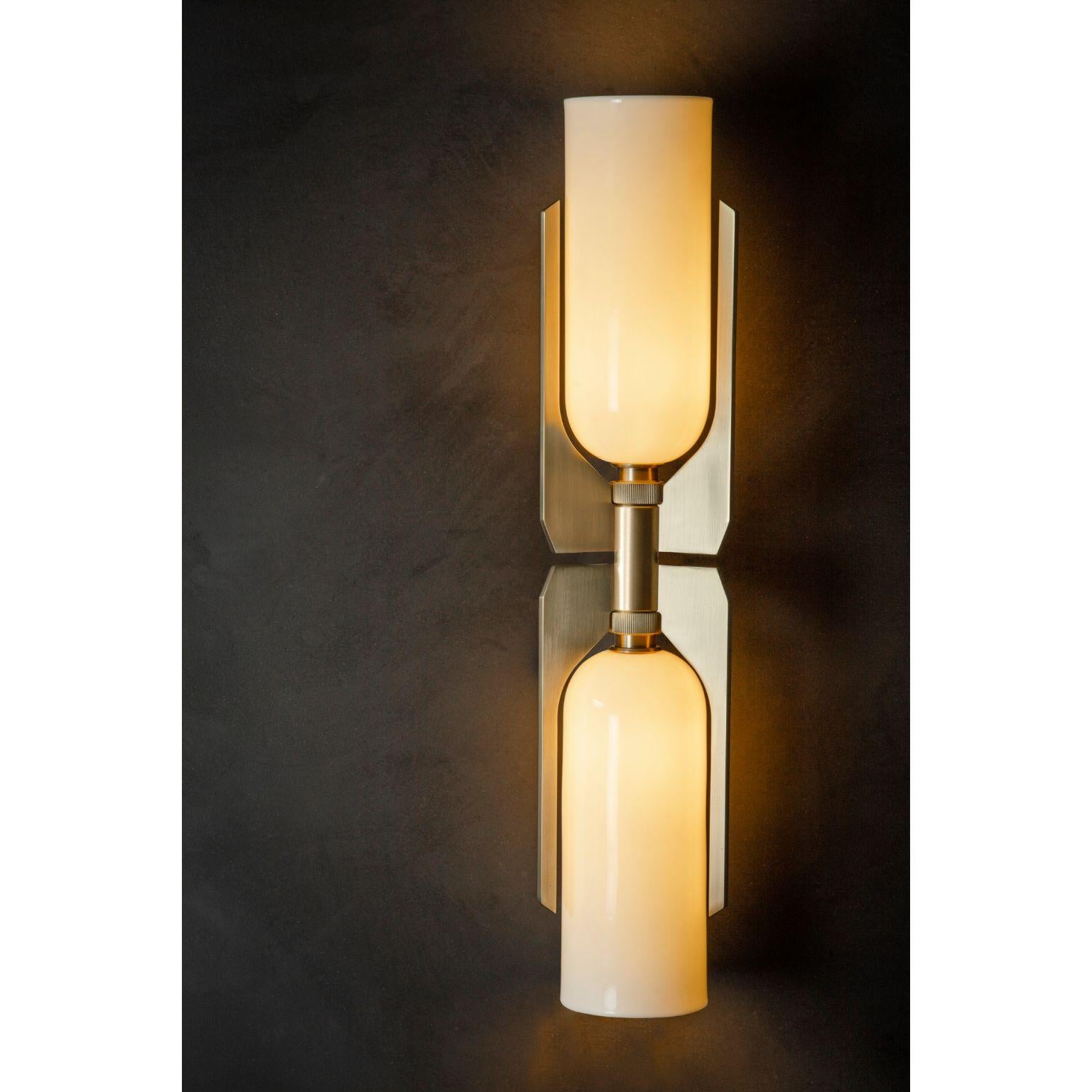 Modern Pennon Wall Light, Brass by Bert Frank For Sale