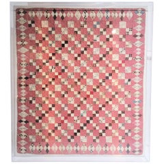 Pennsylvania  19Thc Mini Postage Stamp Crib Quilt