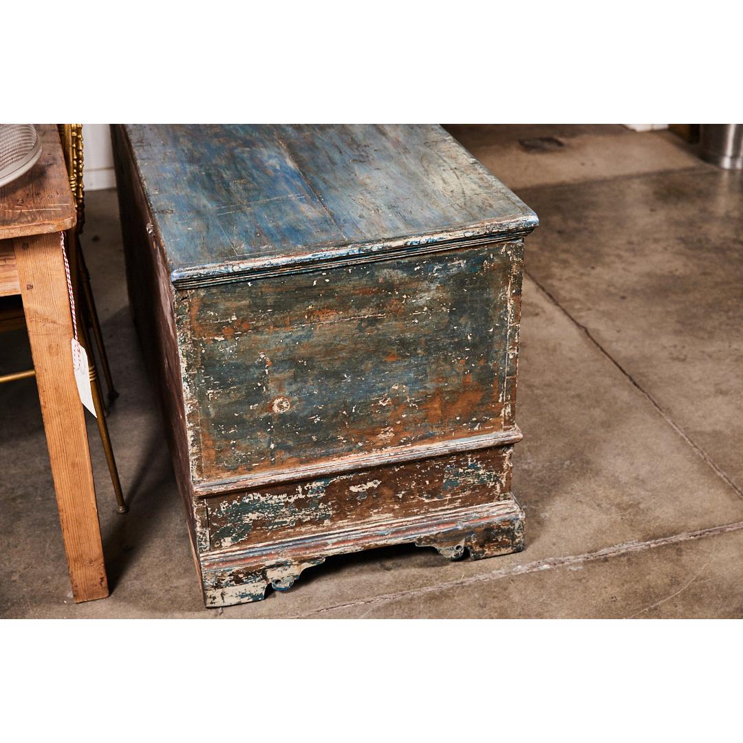 Iron Pennsylvania Blanket Box/ Dowry Chest For Sale