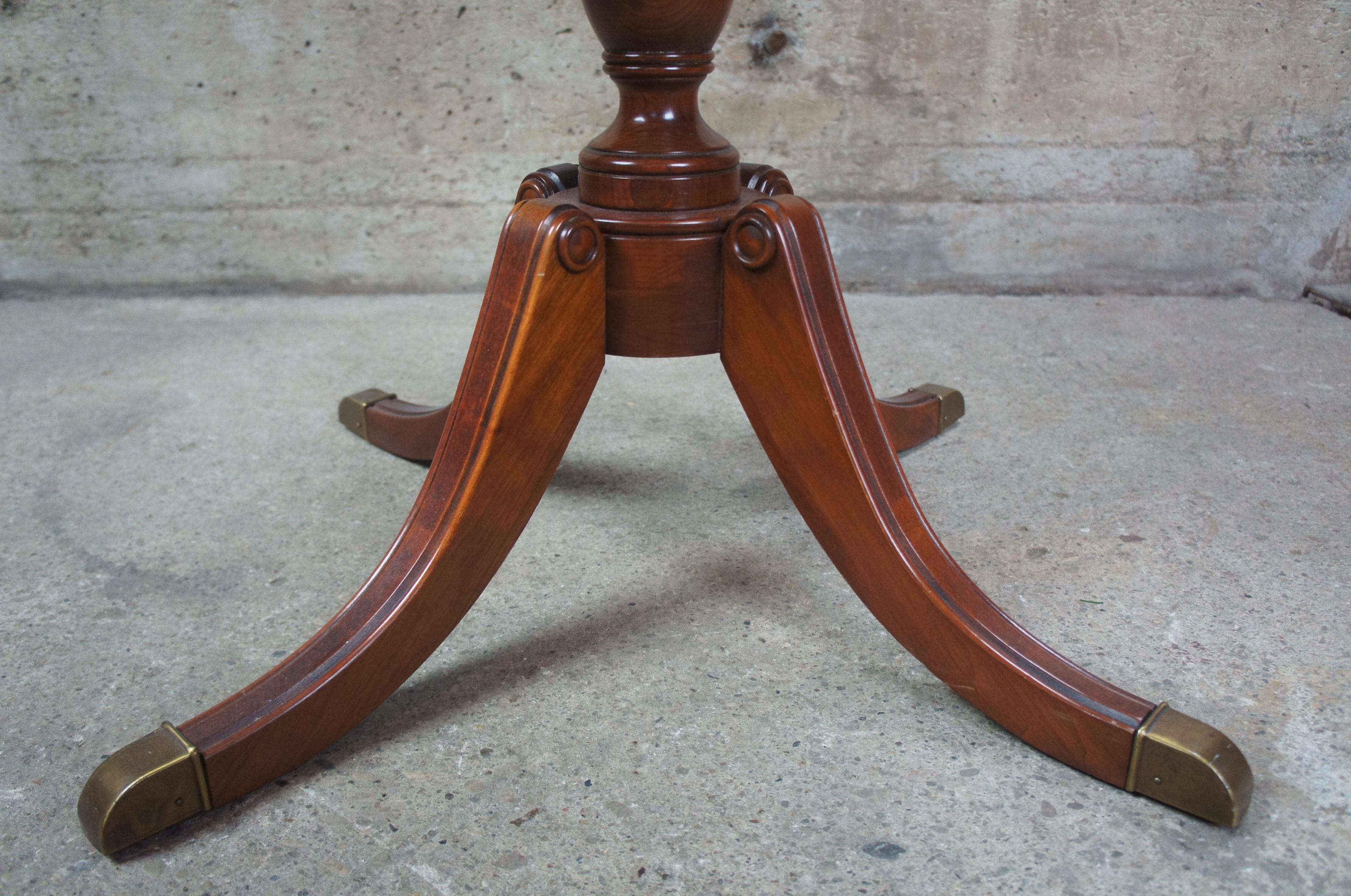 Pennsylvania House Cherry Duncan Phyfe Four Sided Drop-Leaf Side Accent Table 1