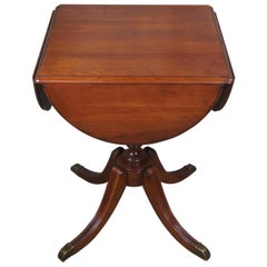 Pennsylvania House Cherry Duncan Phyfe Four Sided Drop-Leaf Side Accent Table