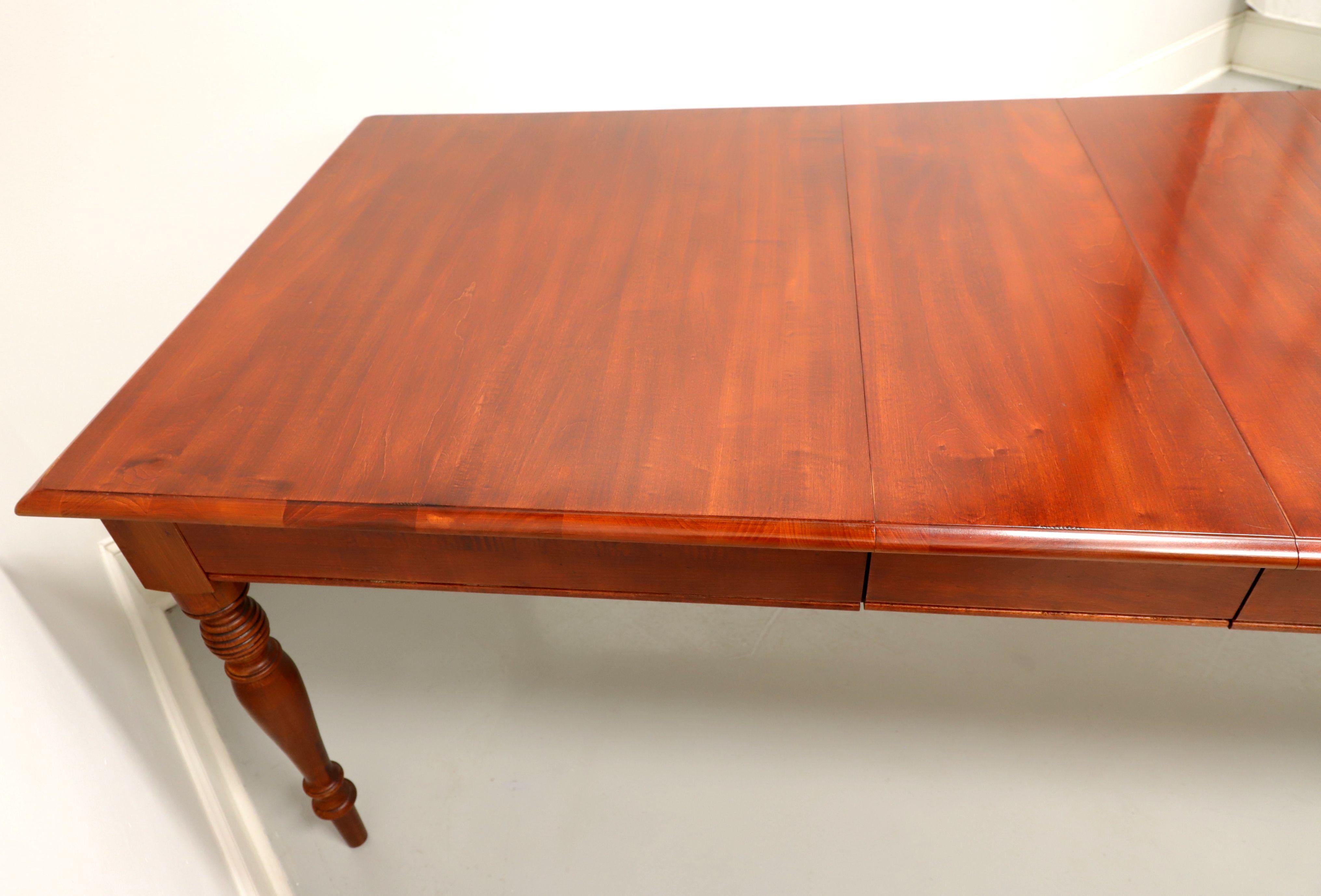 PENNSYLVANIA HOUSE Cherry Farmhouse Dining Table In Good Condition In Charlotte, NC
