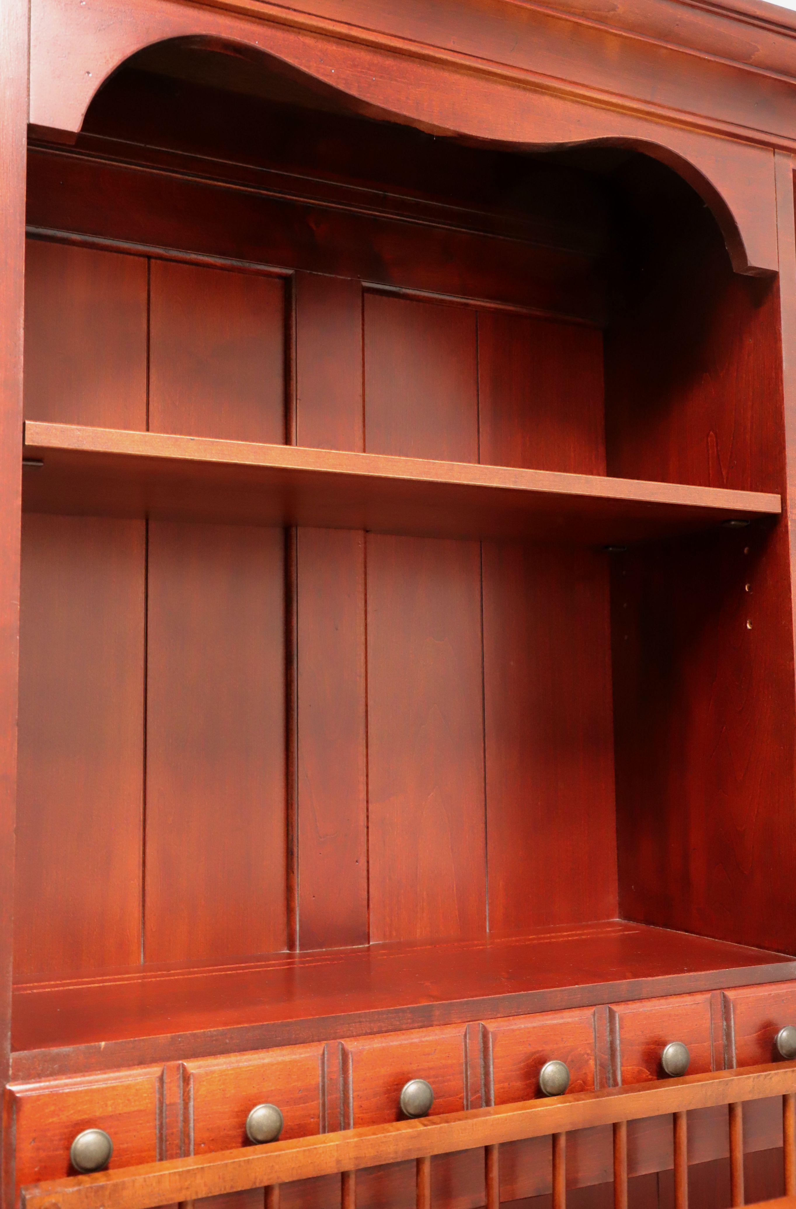 20th Century PENNSYLVANIA HOUSE Cherry Farmhouse Hutch