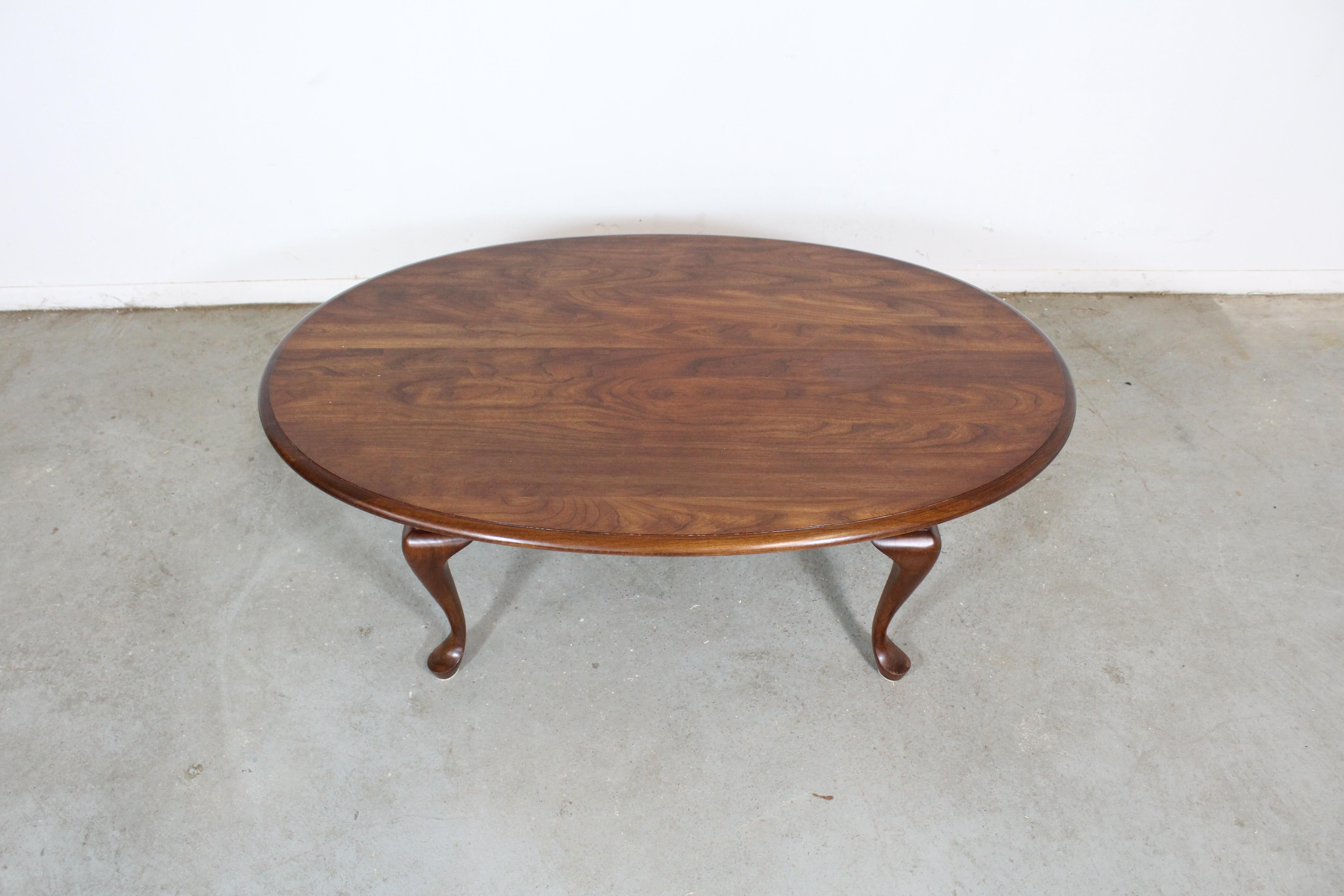queen anne cherry coffee table