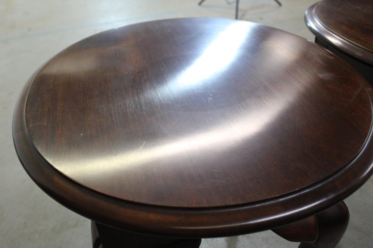 Pennsylvania House Cherry Queen Anne End Tables at 1stDibs queen anne