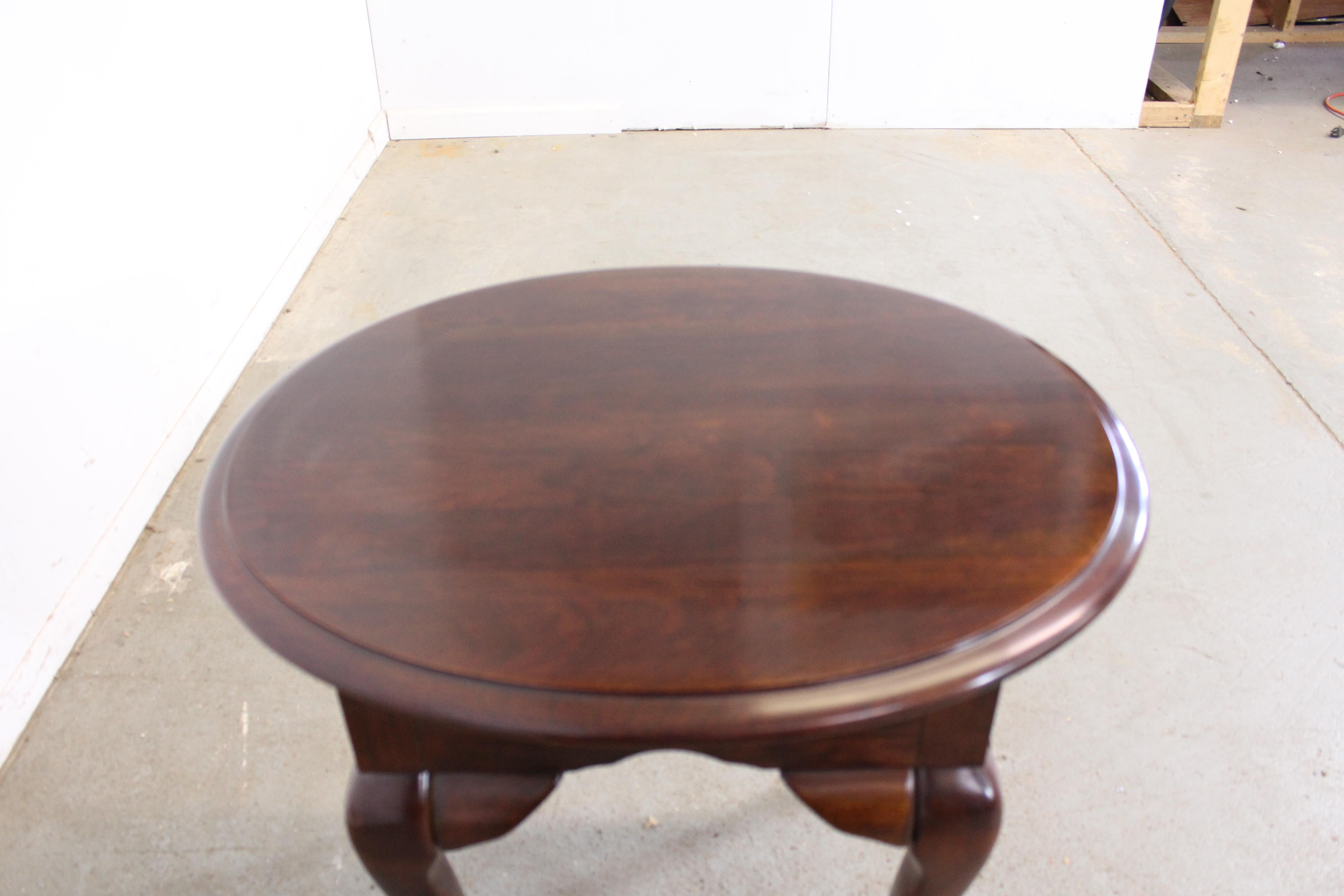 queen anne cherry end tables
