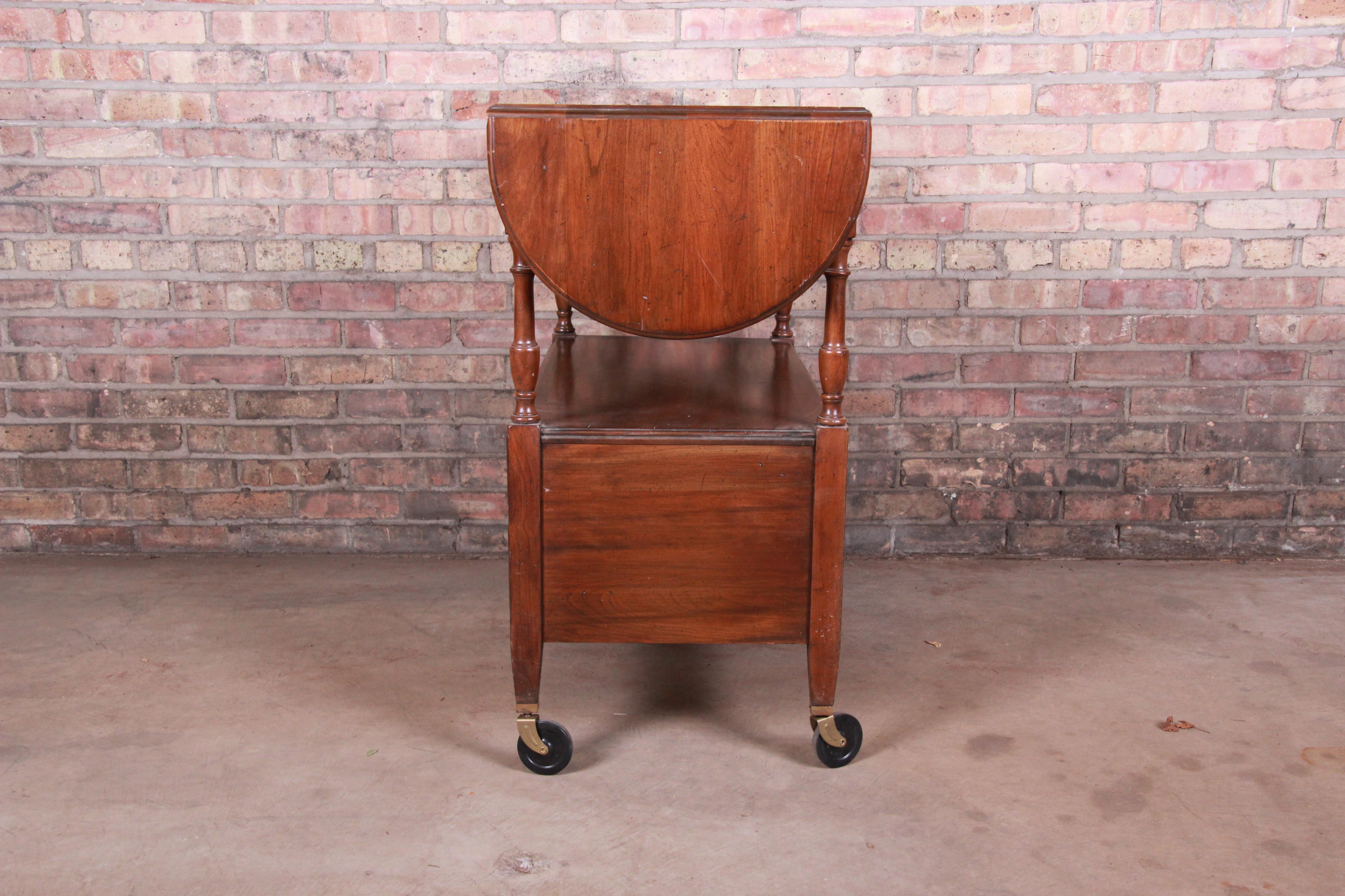 Pennsylvania House Cherrywood Bar Cart Server 2