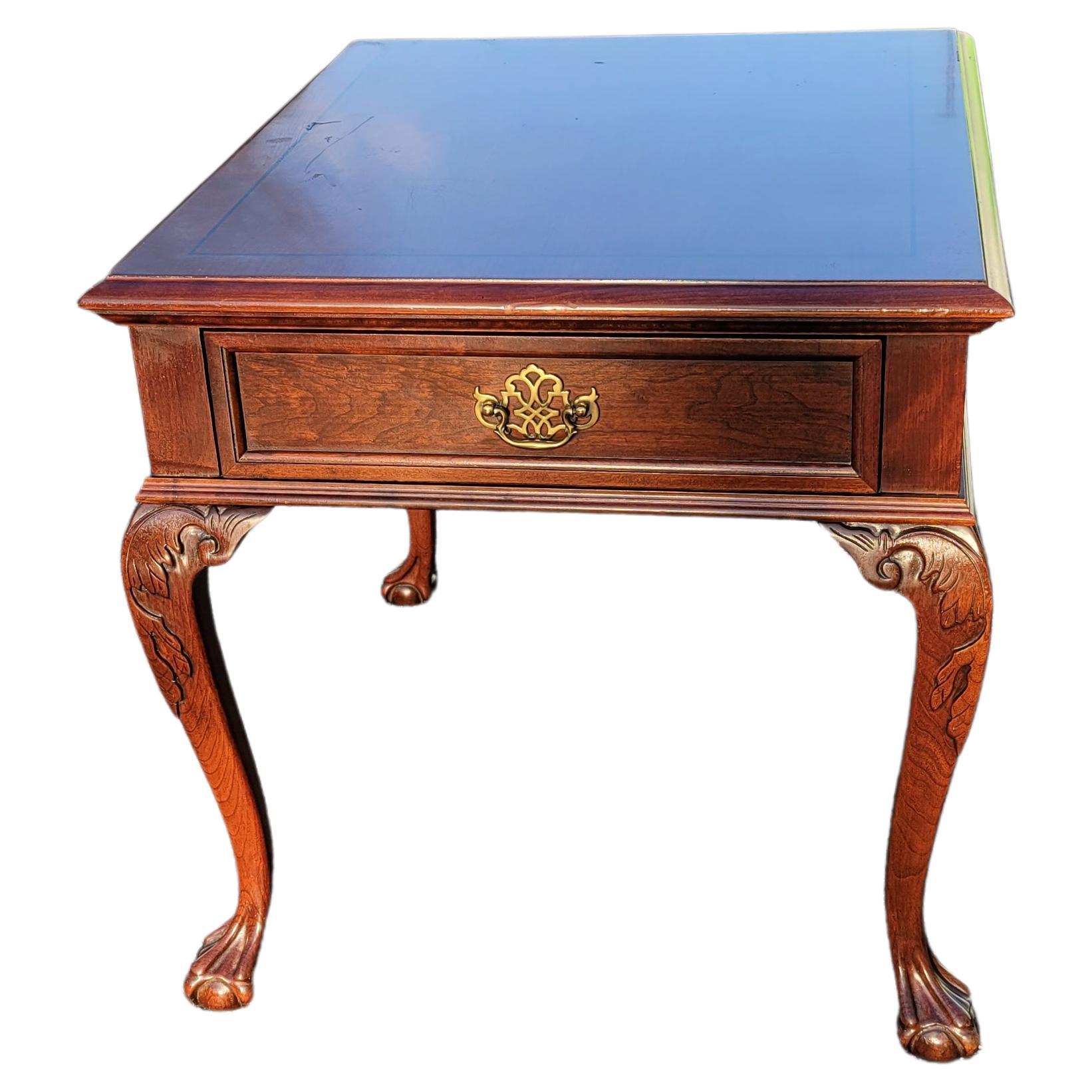 Pennsylvania House Chippendale Side Table with Ball & Claw Feet For Sale 4