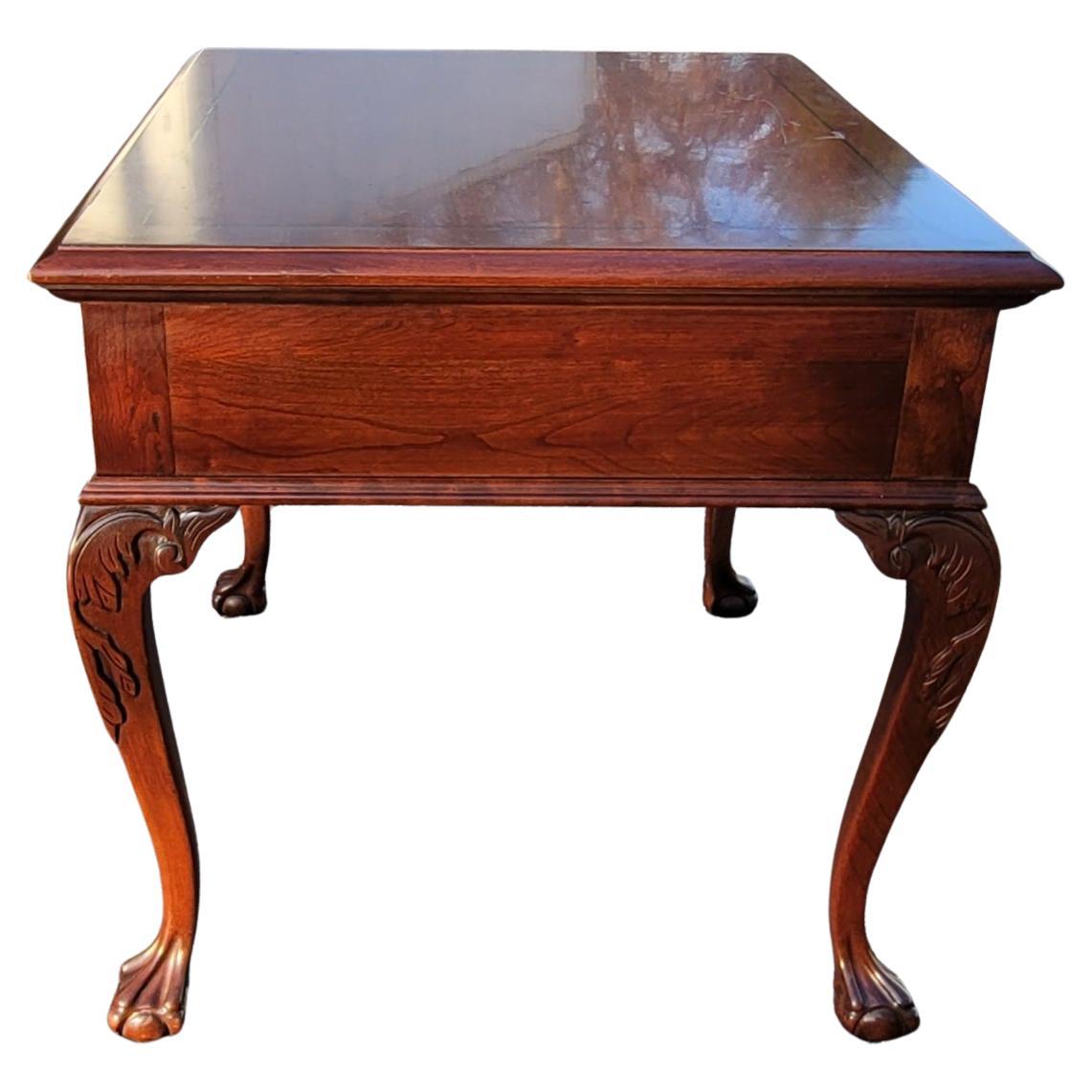 20th Century Pennsylvania House Chippendale Side Table with Ball & Claw Feet