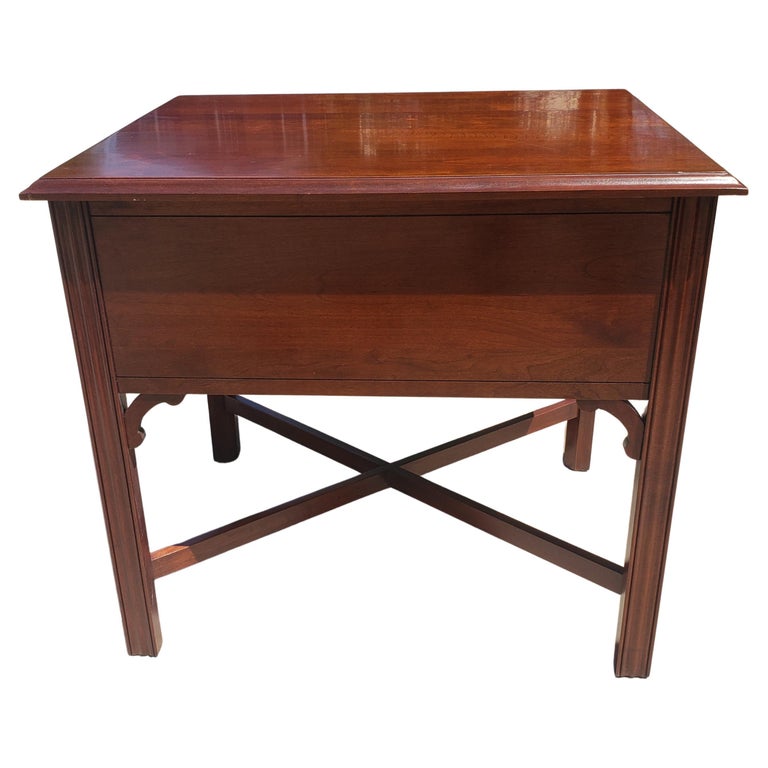 Pennsylvania House Chippendale Solid Cherry Side Table For Sale at 1stDibs