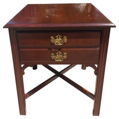 Pennsylvania House Chippendale Solid Cherry Side Table