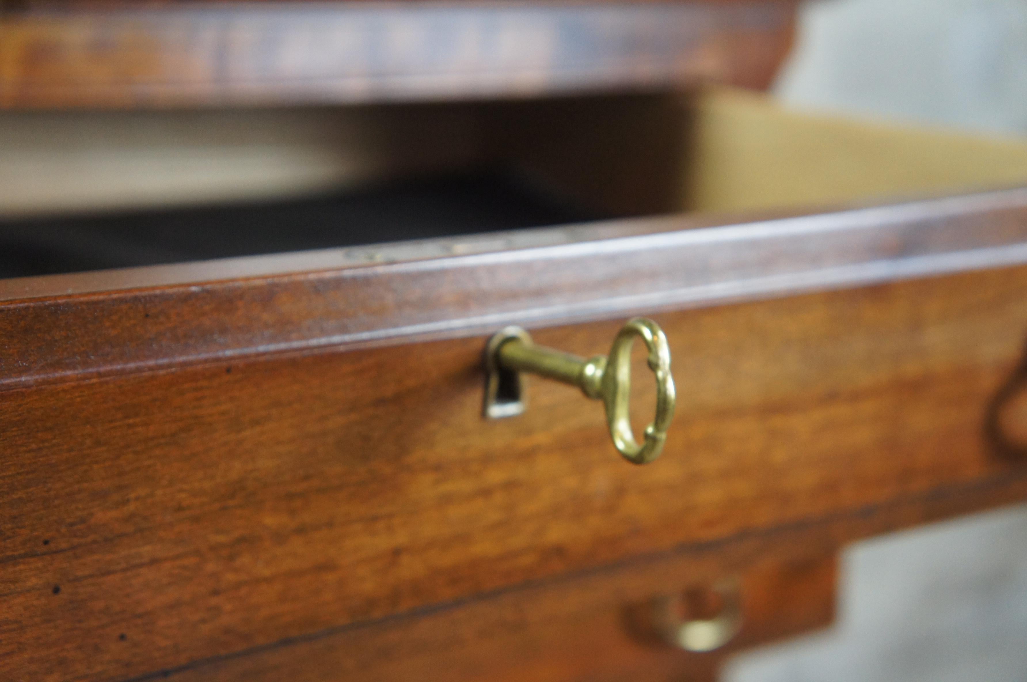 Pennsylvania House Georgian Cherry Petite Flip Top Buffet Server Dry Bar Cart 2