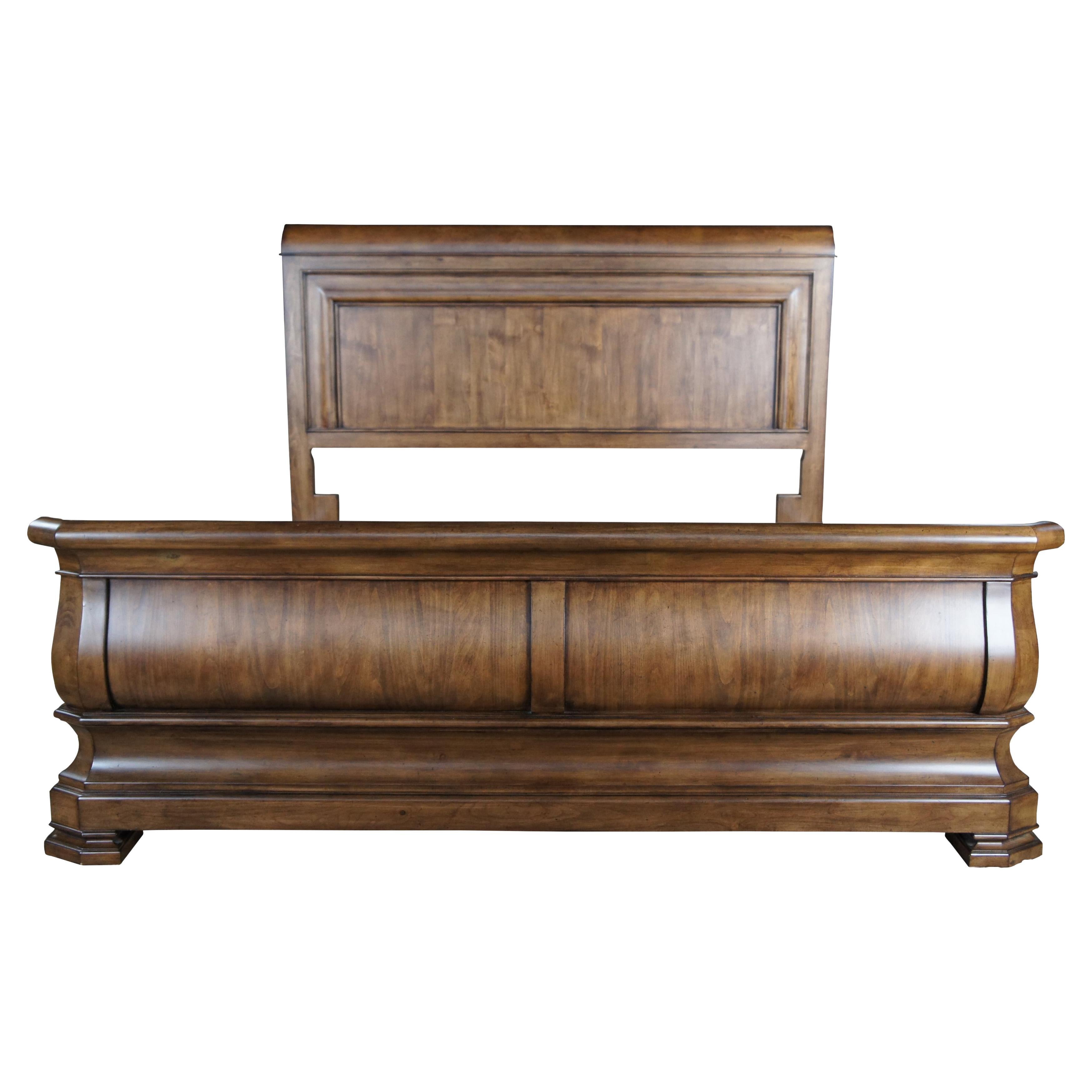 Pennsylvania House New Lou Louie P's King Size Sleigh Bed Louis Phillipe  Style at 1stDibs | pennsylvania house bedroom furniture, pennsylvania house sleigh  bed