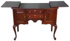 Pennsylvania House Queen Anne Solid Cherry Flip Top Buffet Server Cabinet