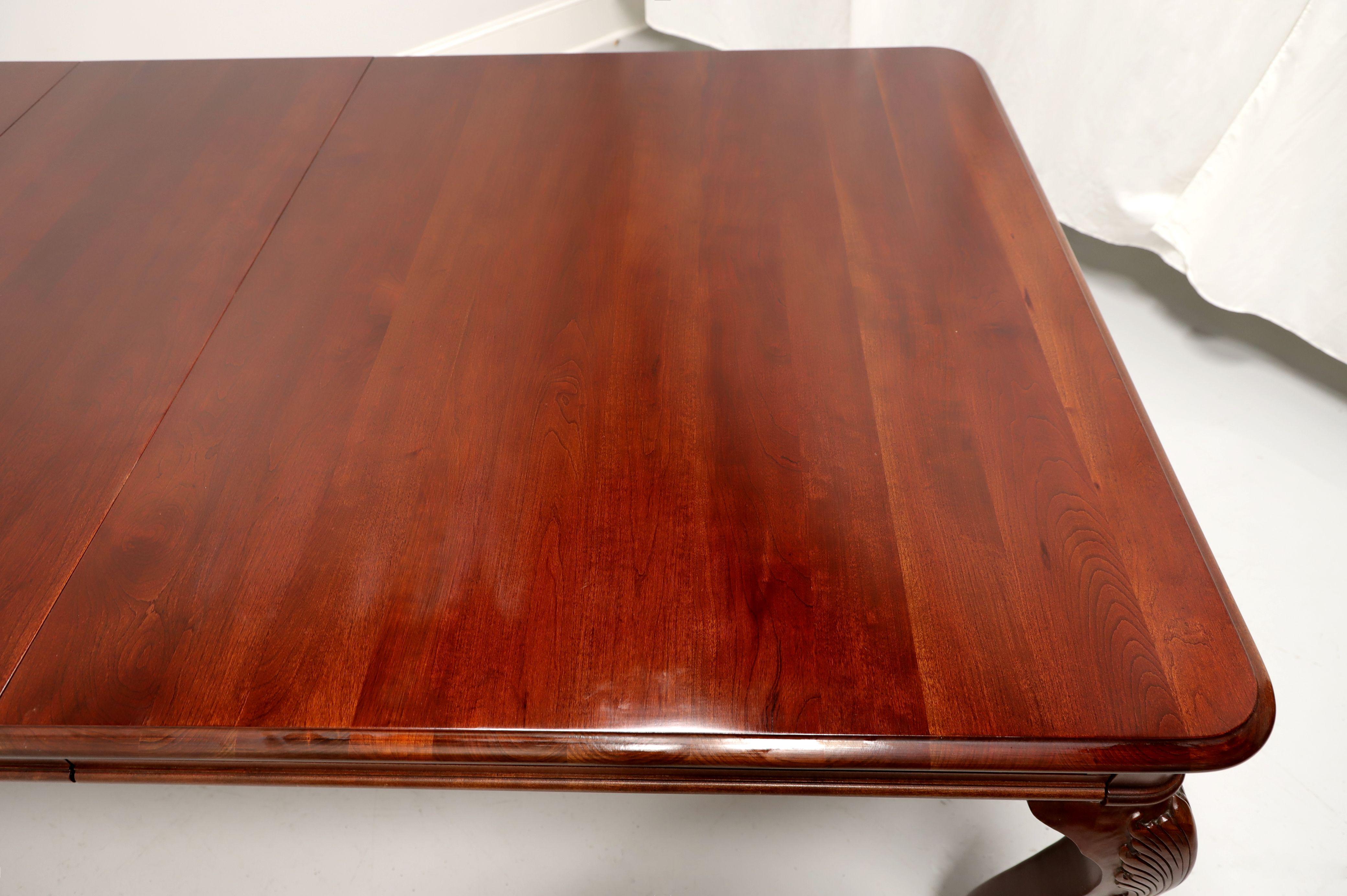PENNSYLVANIA HOUSE Solid Cherry Chippendale Style Ball in Claw Dining Table 3