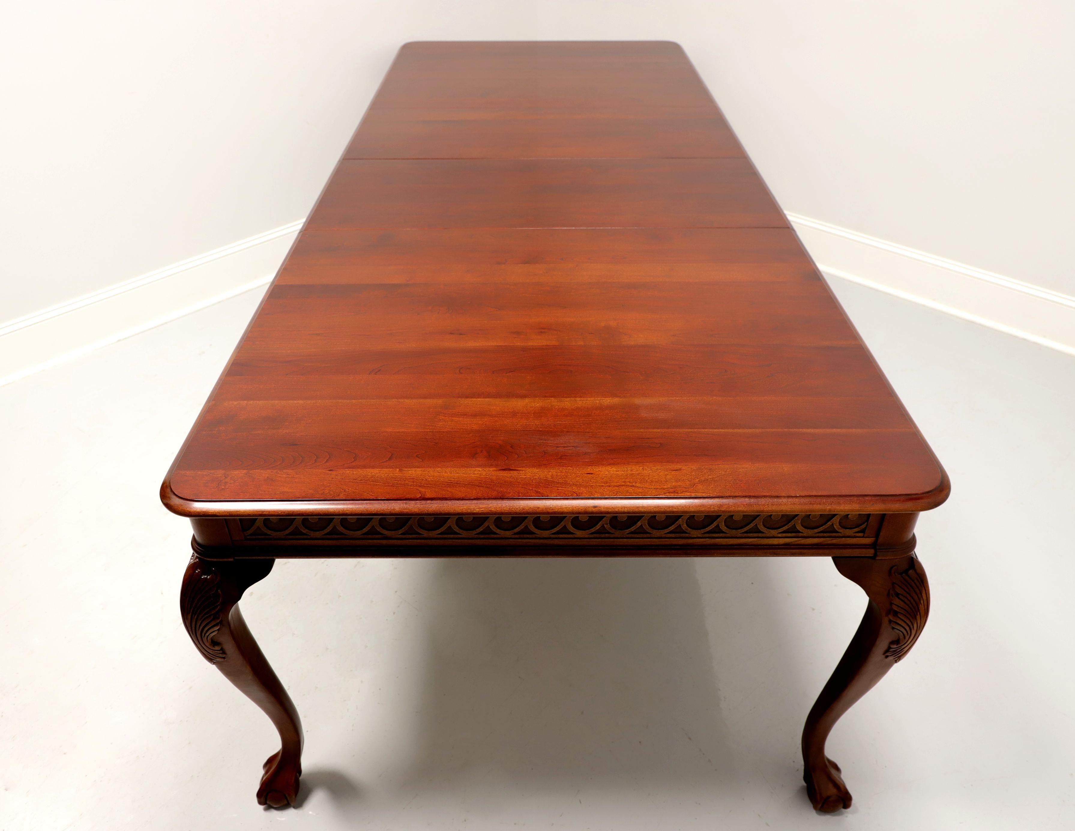 Contemporary PENNSYLVANIA HOUSE Solid Cherry Chippendale Style Ball in Claw Dining Table