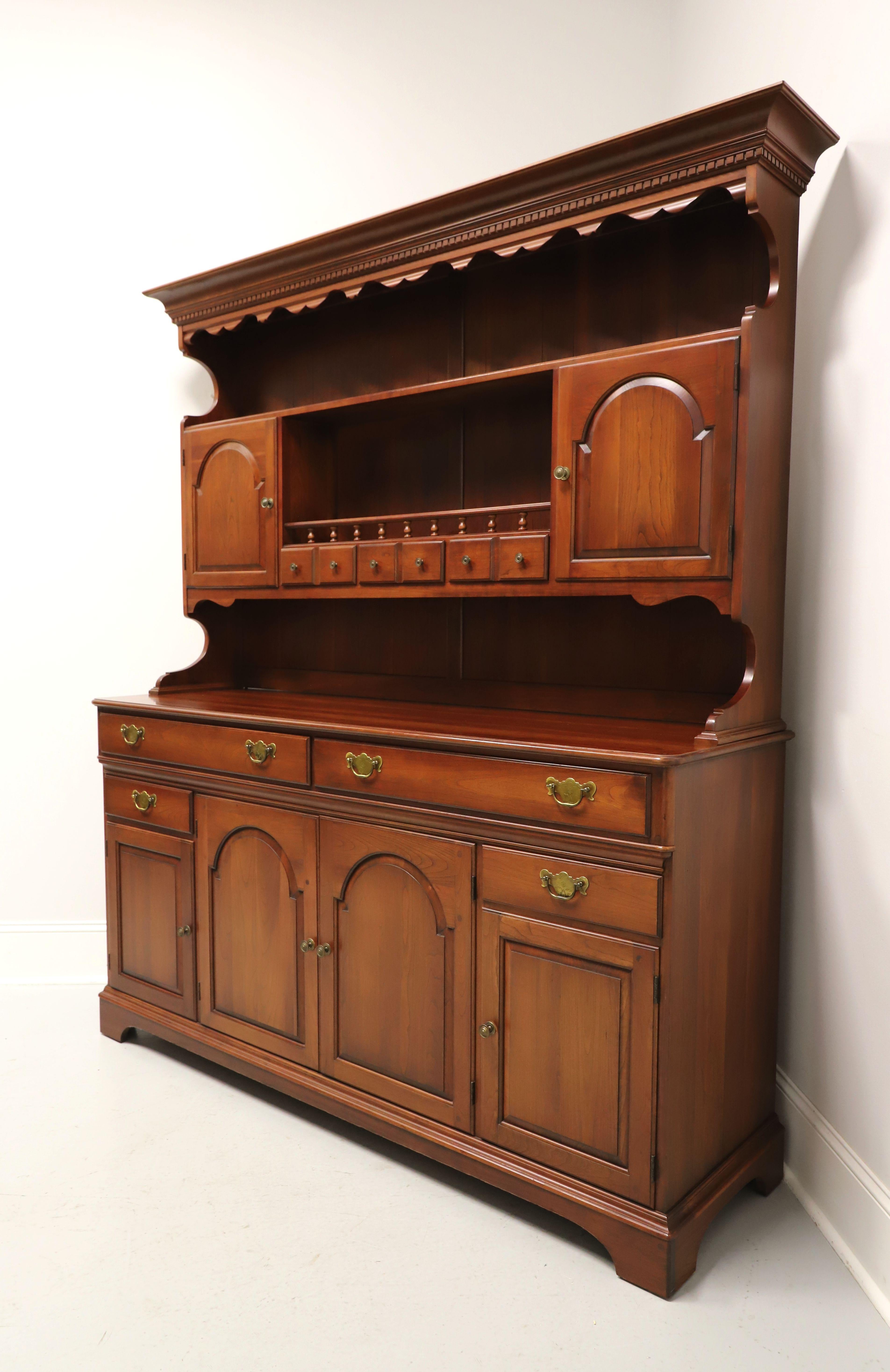 American Colonial PENNSYLVANIA HOUSE Solid Cherry Colonial Farmhouse Hutch For Sale