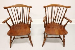 PENNSYLVANIA HOUSE Solid Cherry Windsor Dining Armchairs - Pair