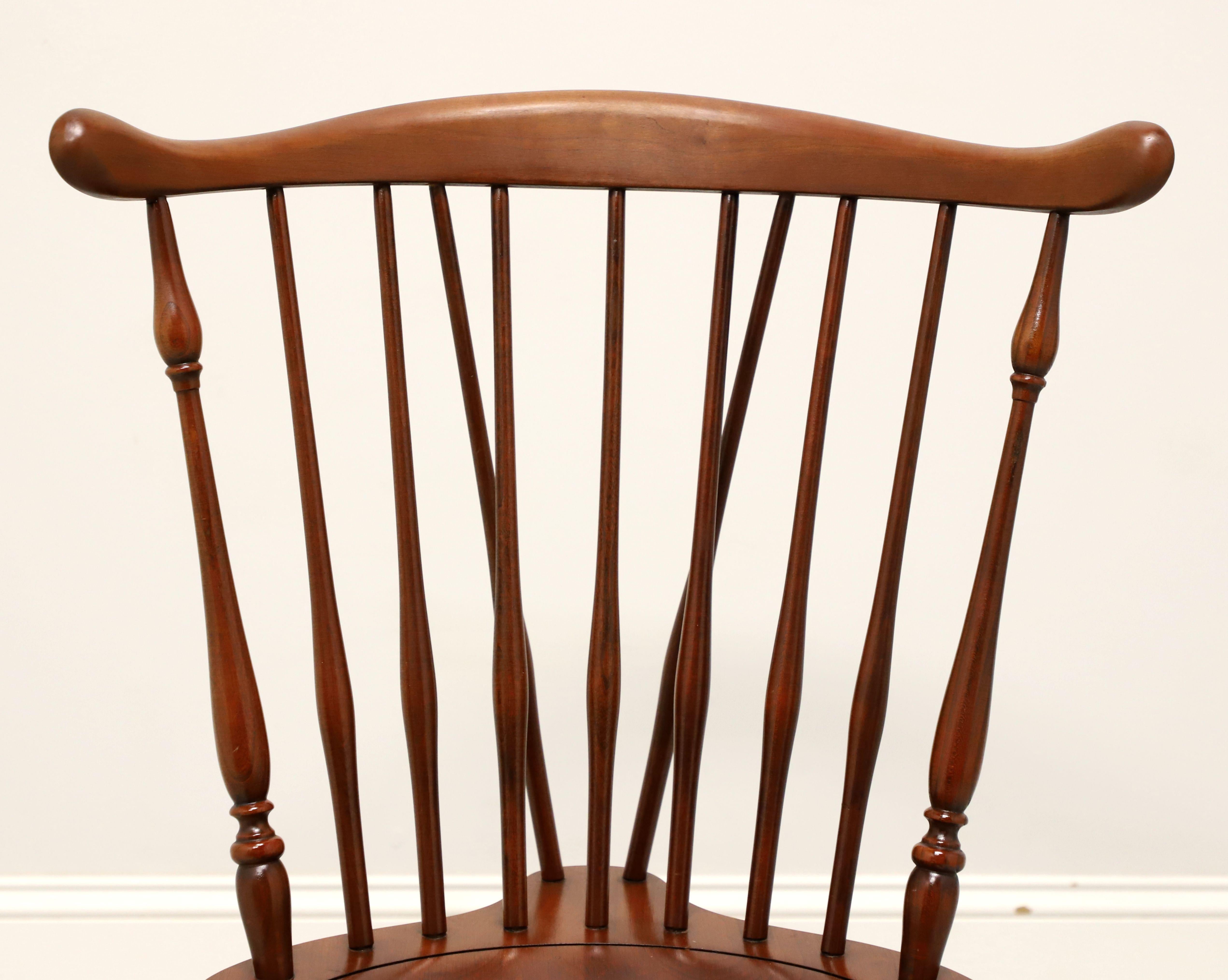 20th Century PENNSYLVANIA HOUSE Solid Cherry Windsor Dining Side Chairs - Pair A