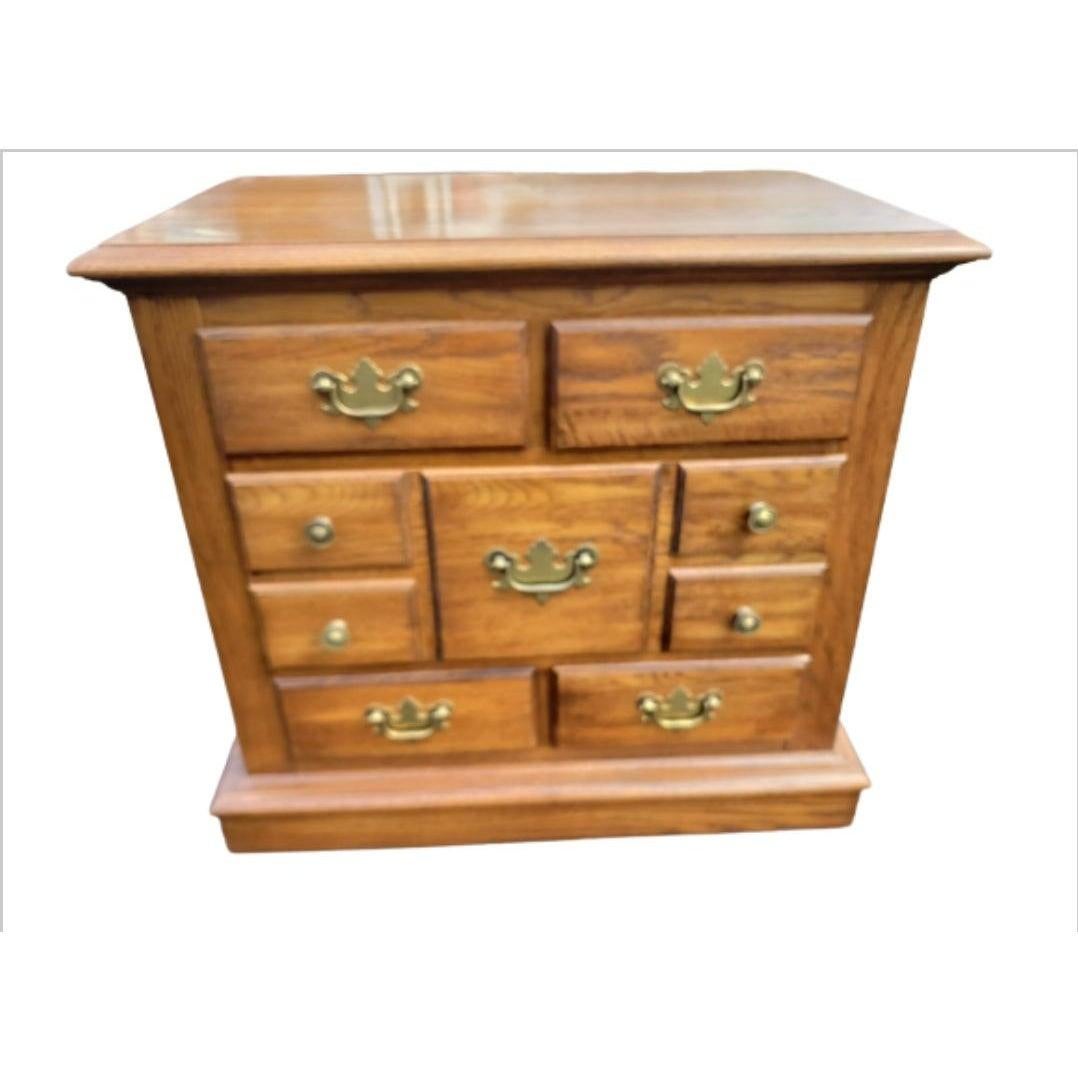 Pennsylvania House Solid Tiger Oak Chest Nightstand 1