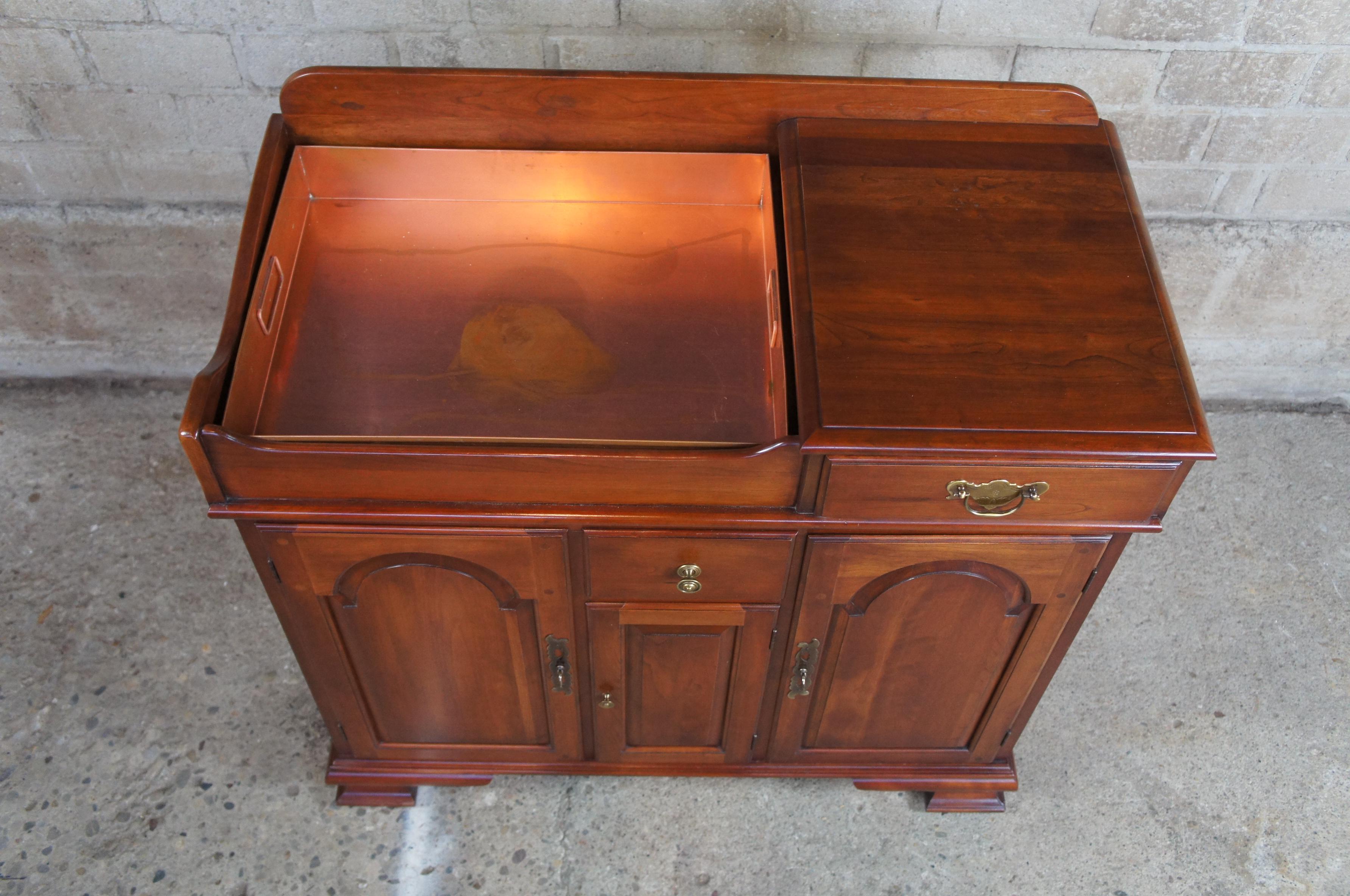 antique dry sink with copper insert