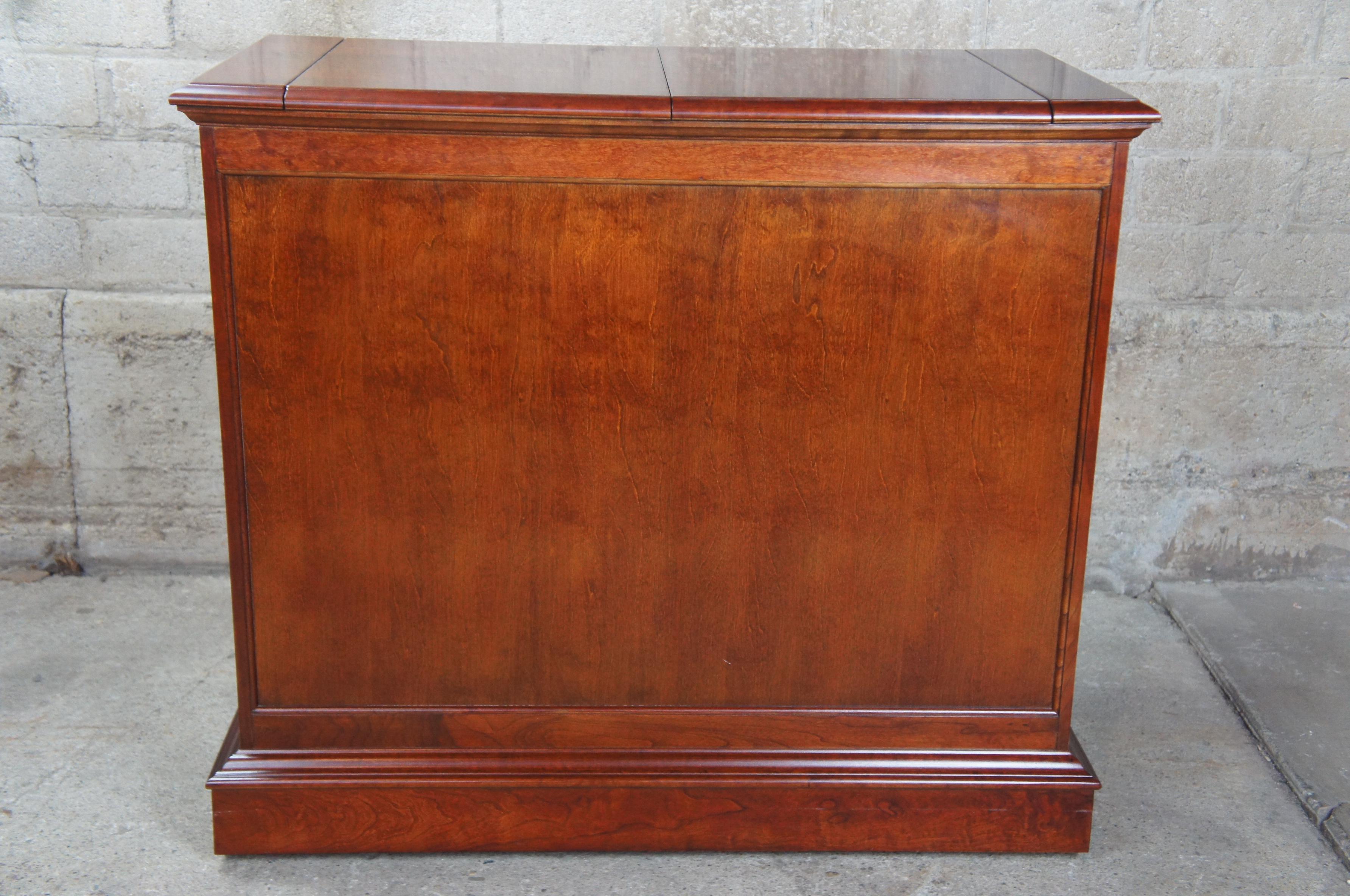 Pennsylvania House Traditional Solid Cherry Flip Top Buffet Server Cabinet 2