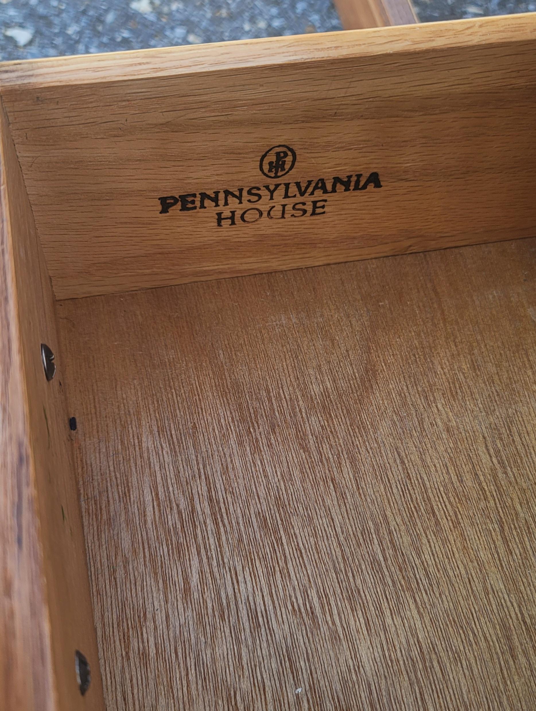 American Pennsylvania House Two-Drawer Oak Petite Coffee Table