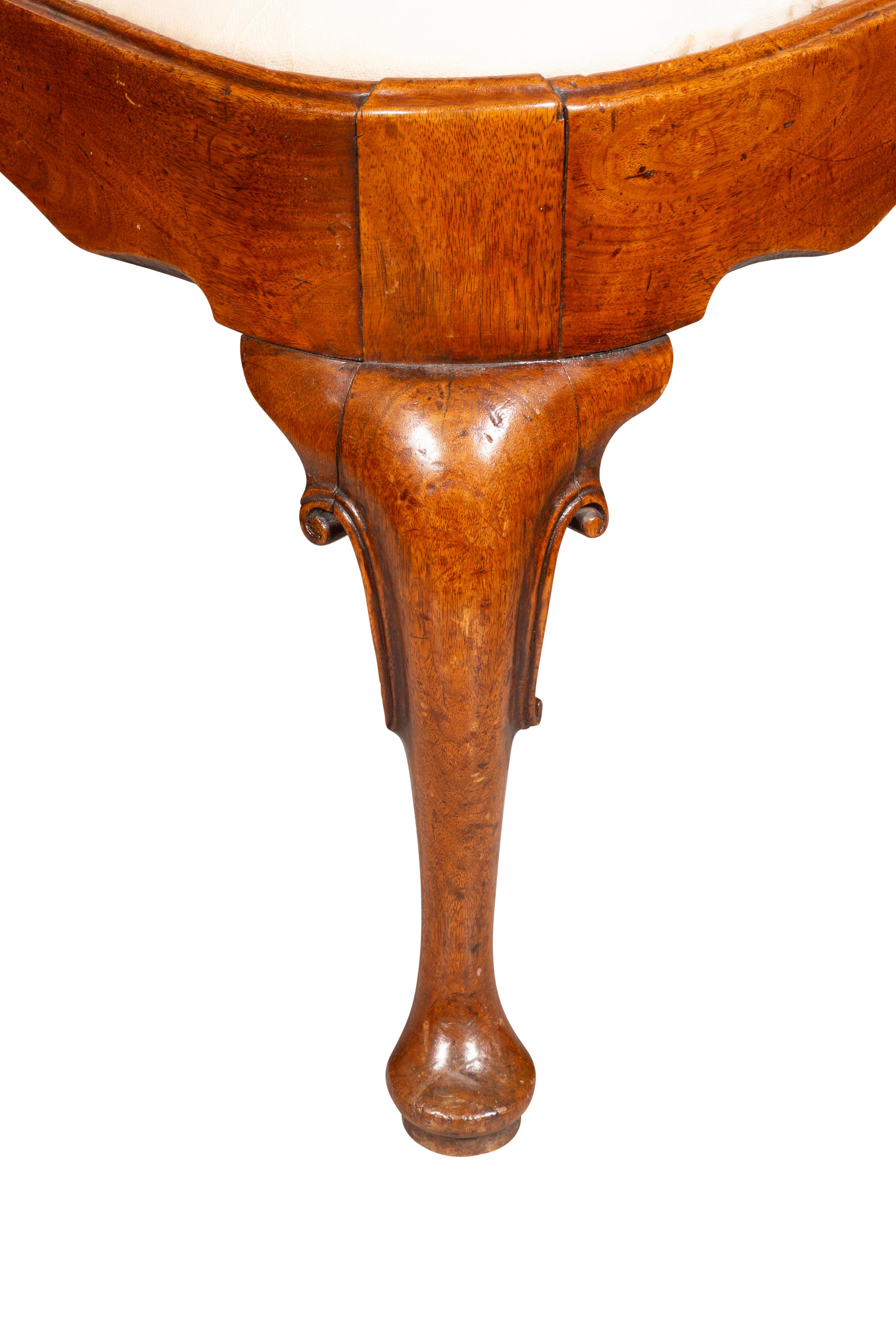 Pennsylvania Queen Anne Walnut Corner Chair 4