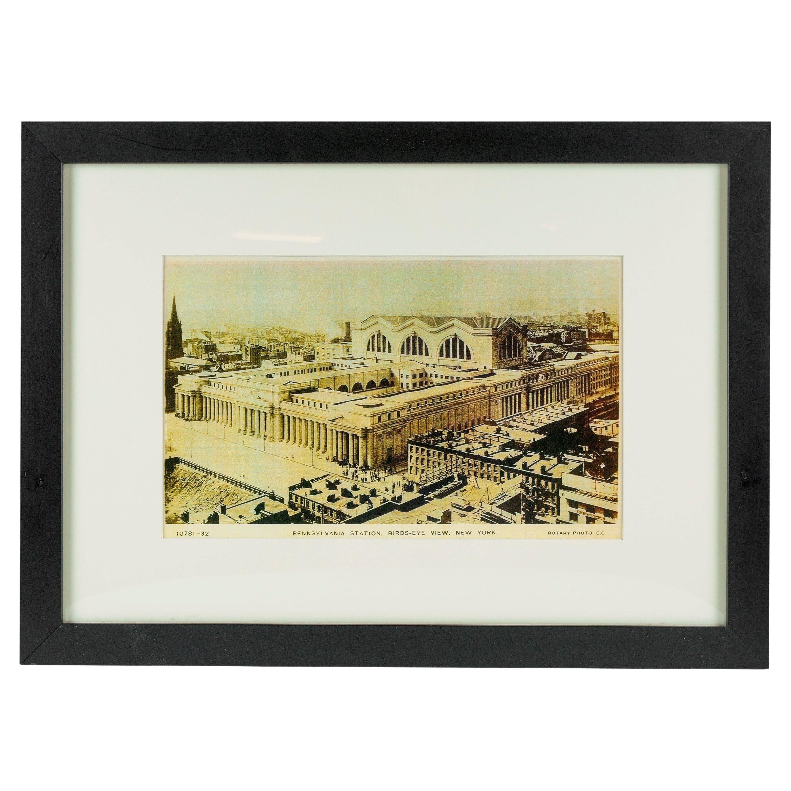 Pennsylvania Station NYC Wood Frame Photograph For Sale at 1stDibs