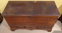 Pennsylvania Walnut Country Blanket Chest with 3 Drawers