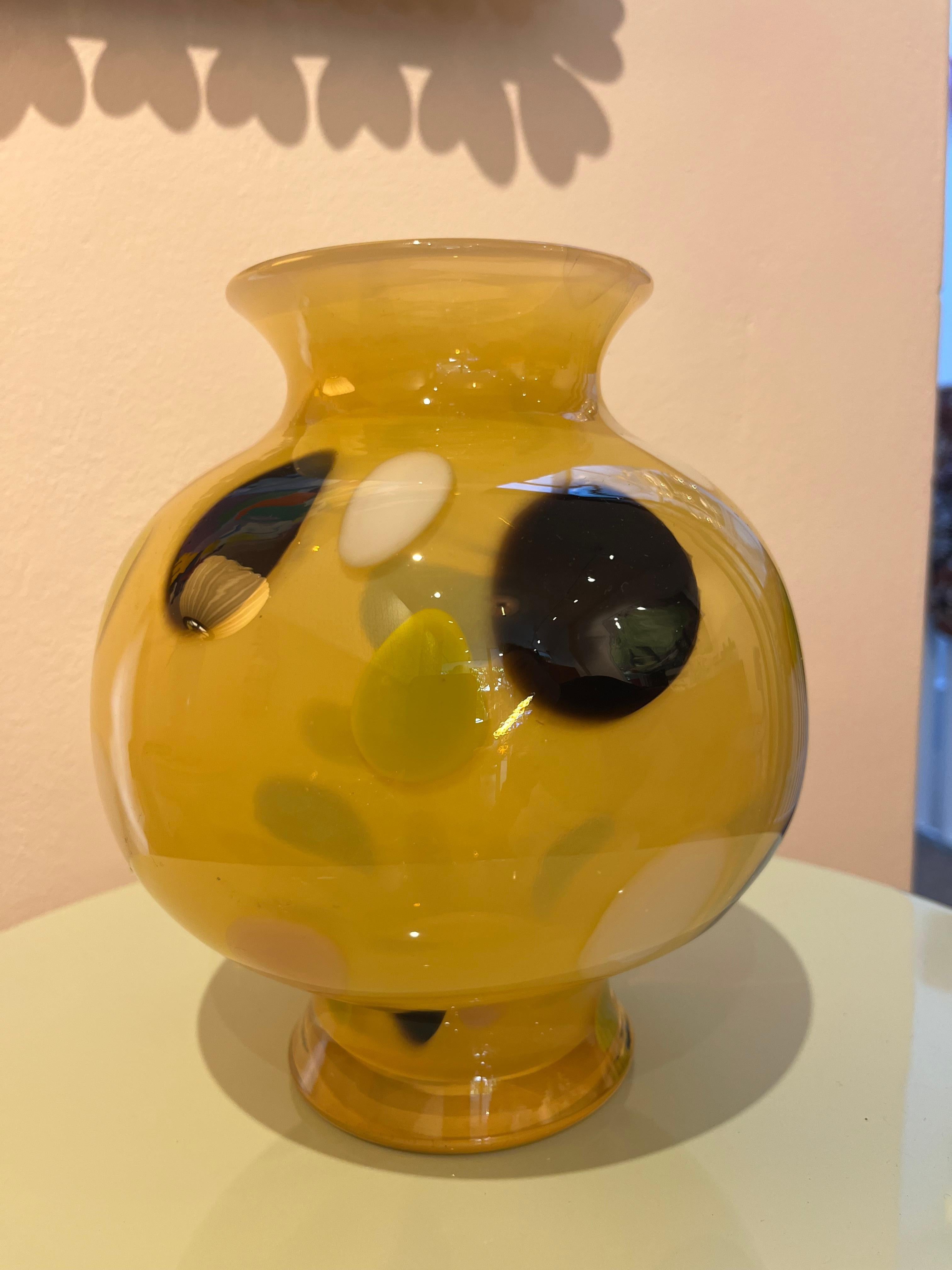 Vetro soffiato Vaso in vetro Penny di Martyn Thompson in vendita