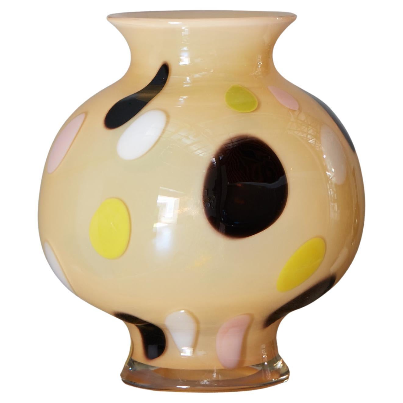 Vaso in vetro Penny di Martyn Thompson in vendita