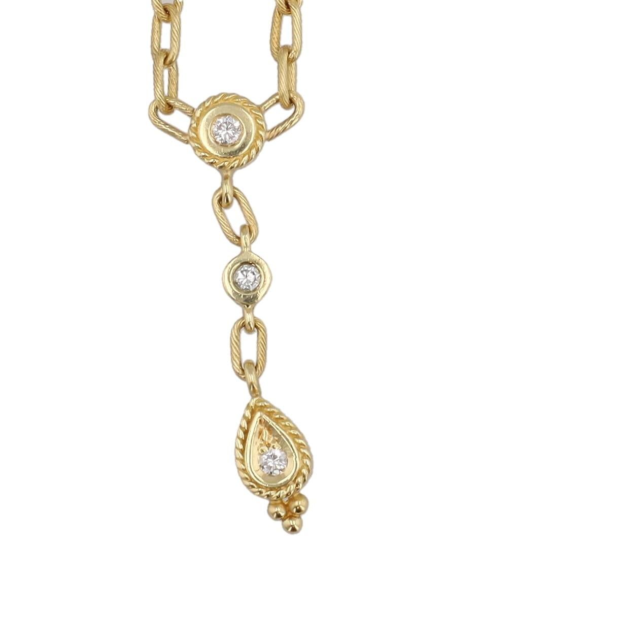 Penny Preville Halskette mit Anhänger aus 18 Karat Gold und Diamanten im Zustand „Gut“ im Angebot in Austin, TX