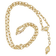 Penny Preville 18k Gold and Diamond Pendant Necklace