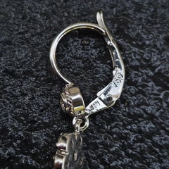 Penny Preville Boucles d'oreilles pendantes en or blanc 18k Chandelier 2.25" 11.5g