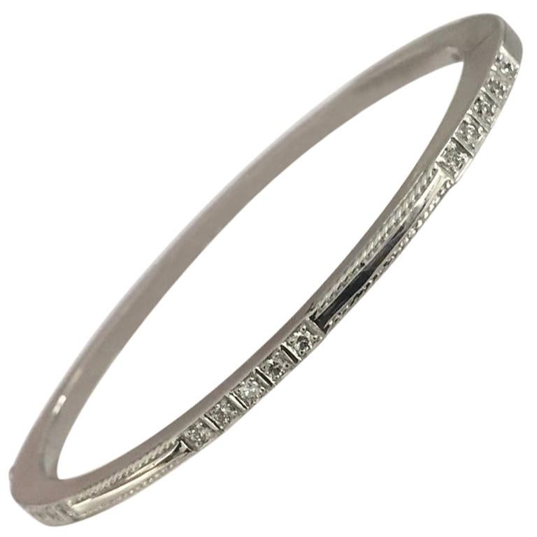 Penny Preville Bracelet jonc en diamants pour femmes BR1033BS