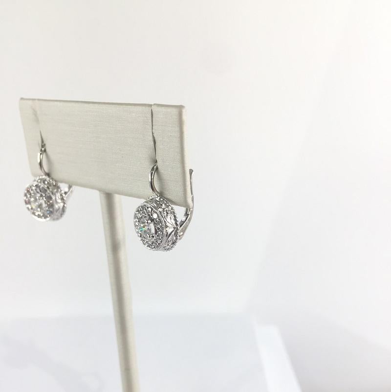 Penny Preville Ladies Diamond Earring E1002W In New Condition For Sale In Wilmington, DE