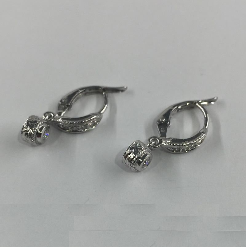 Penny Preville Ladies Diamond Earring E1054W In New Condition For Sale In Wilmington, DE
