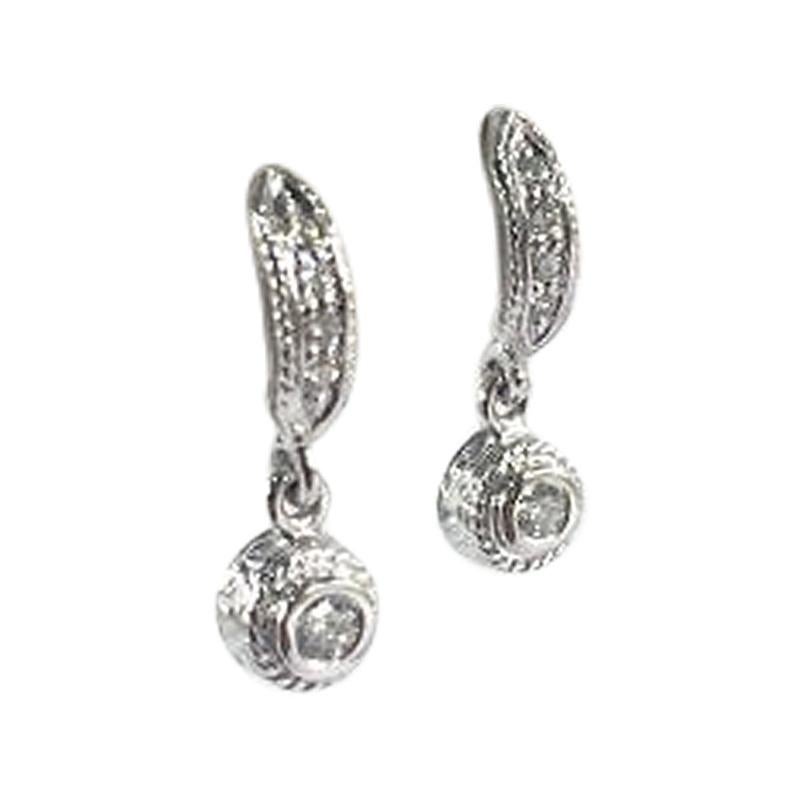 Penny Preville Ladies Diamond Earring E1054W For Sale